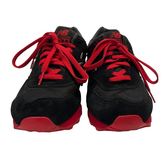 New Balance Men's 574 Black/Red Classics ML574NRC Mens size 6.5 - Picture 6 of 9